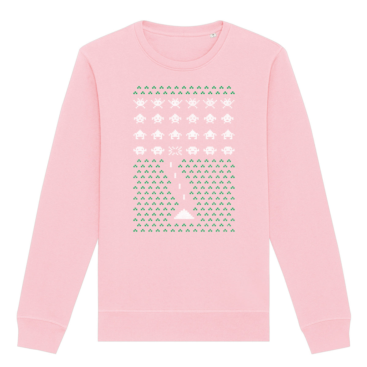 Space Invader Gaming Christmas | Vintage Rocker Sweatshirt