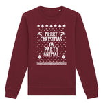 Merry Christmas Party Animal | Vintage Rocker Sweatshirt