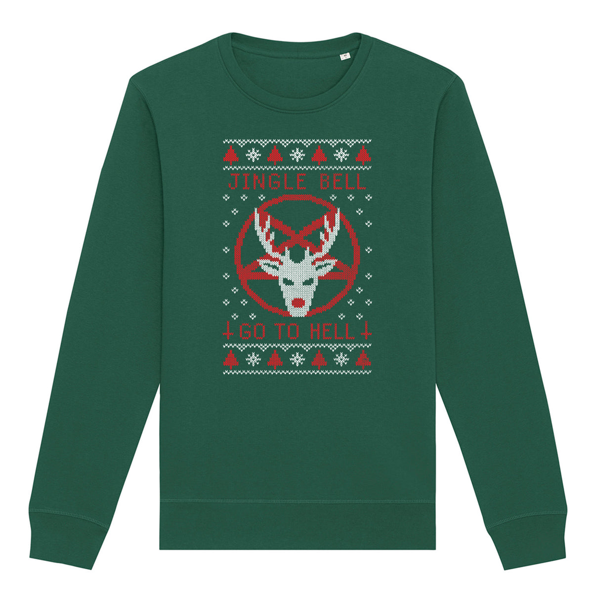 Jingle Bells Go To Hell | Vintage Rocker Sweatshirt