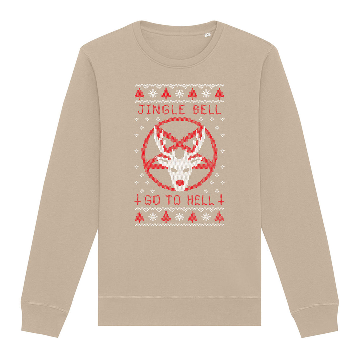 Jingle Bells Go To Hell | Vintage Rocker Sweatshirt
