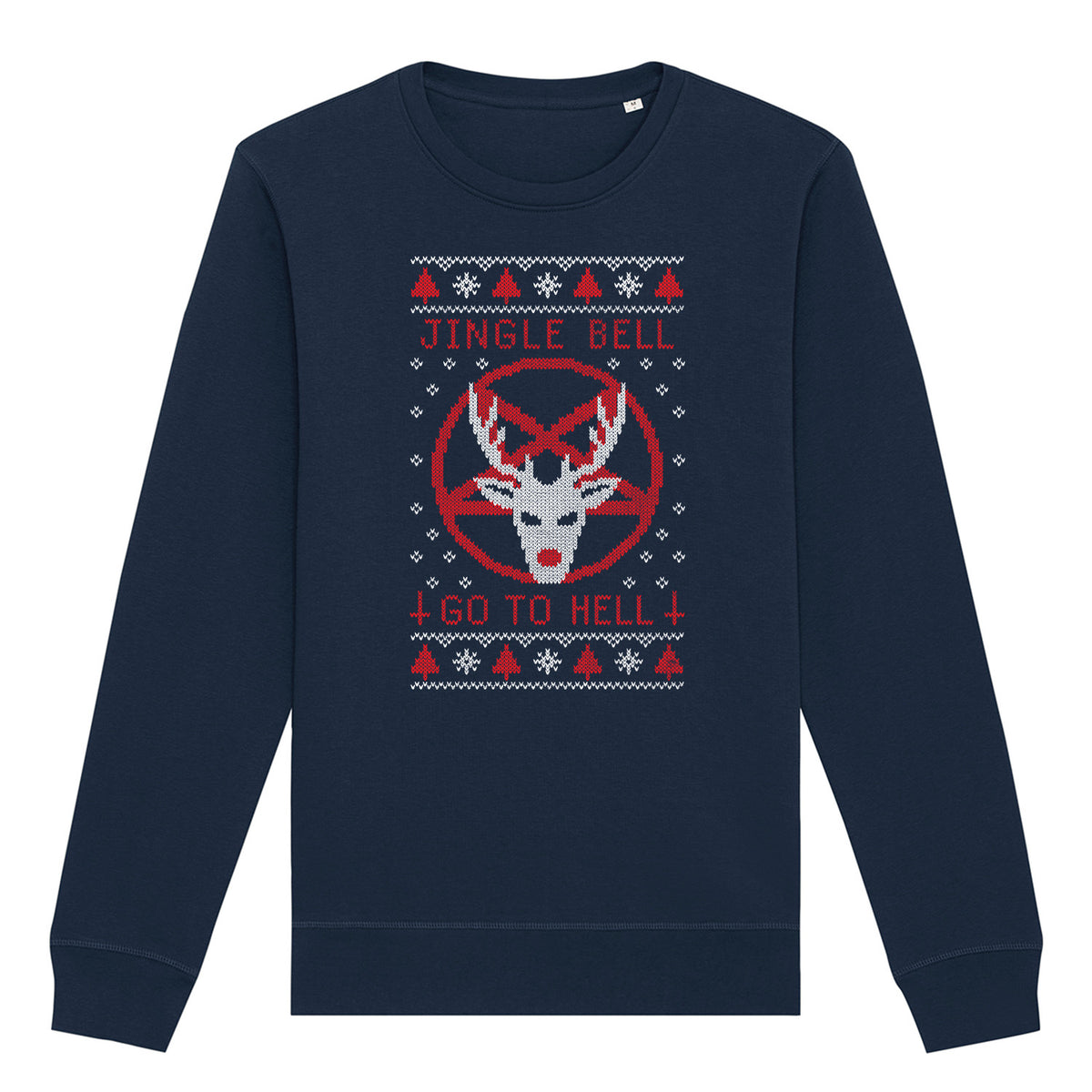 Jingle Bells Go To Hell | Vintage Rocker Sweatshirt
