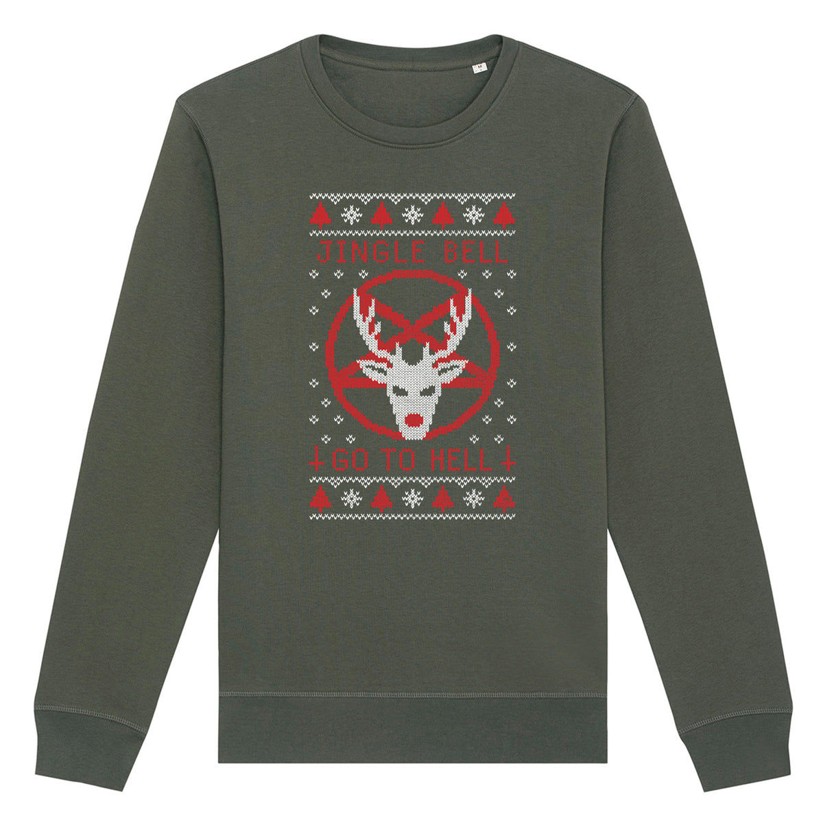 Jingle Bells Go To Hell | Vintage Rocker Sweatshirt