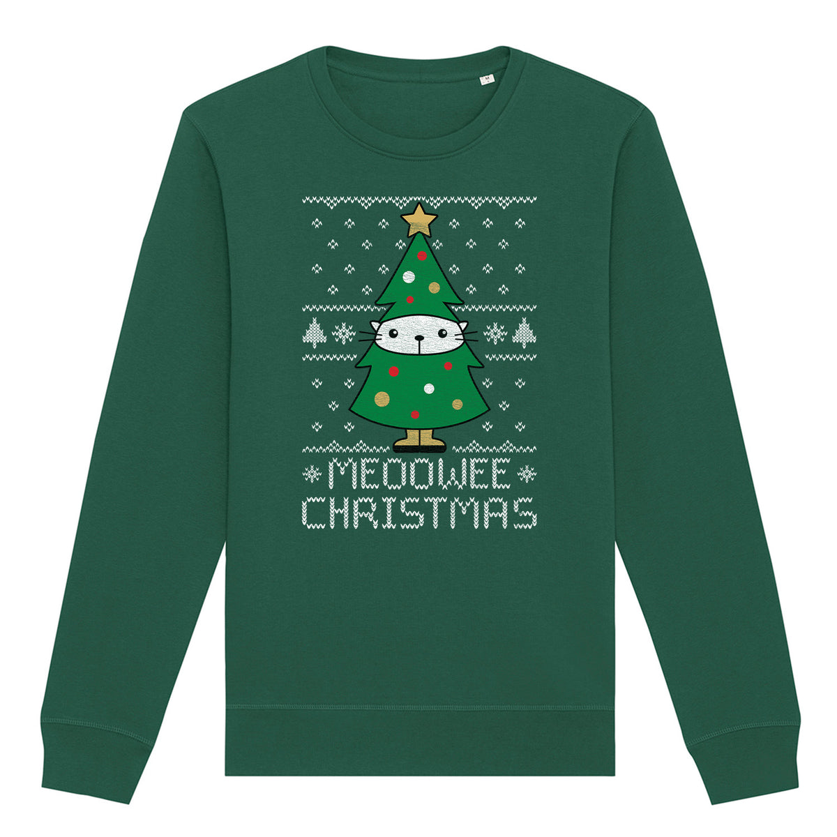 Meoowee Cat Christmas | Vintage Rocker Sweatshirt