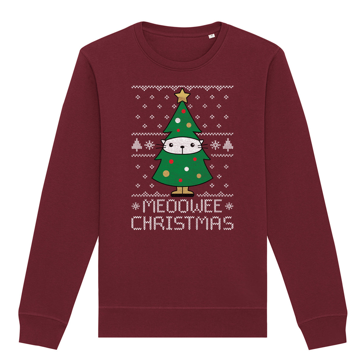 Meoowee Cat Christmas | Vintage Rocker Sweatshirt
