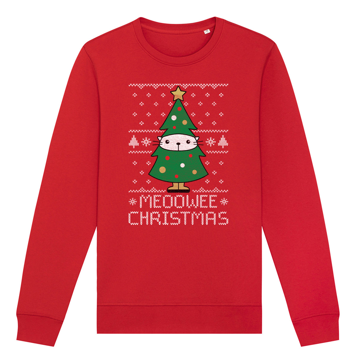 Meoowee Cat Christmas | Vintage Rocker Sweatshirt
