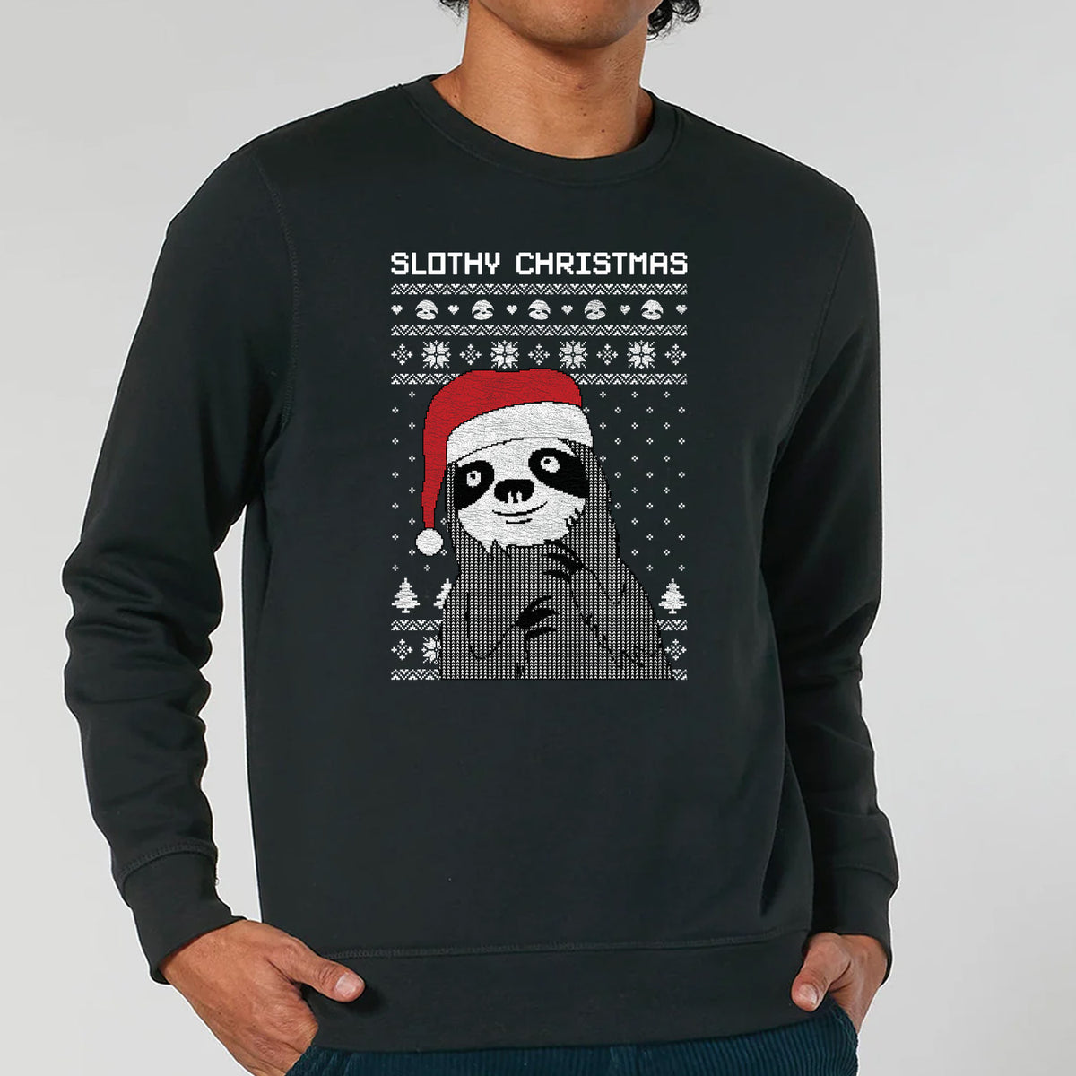 Slothy Christmas | Vintage Rocker Sweatshirt