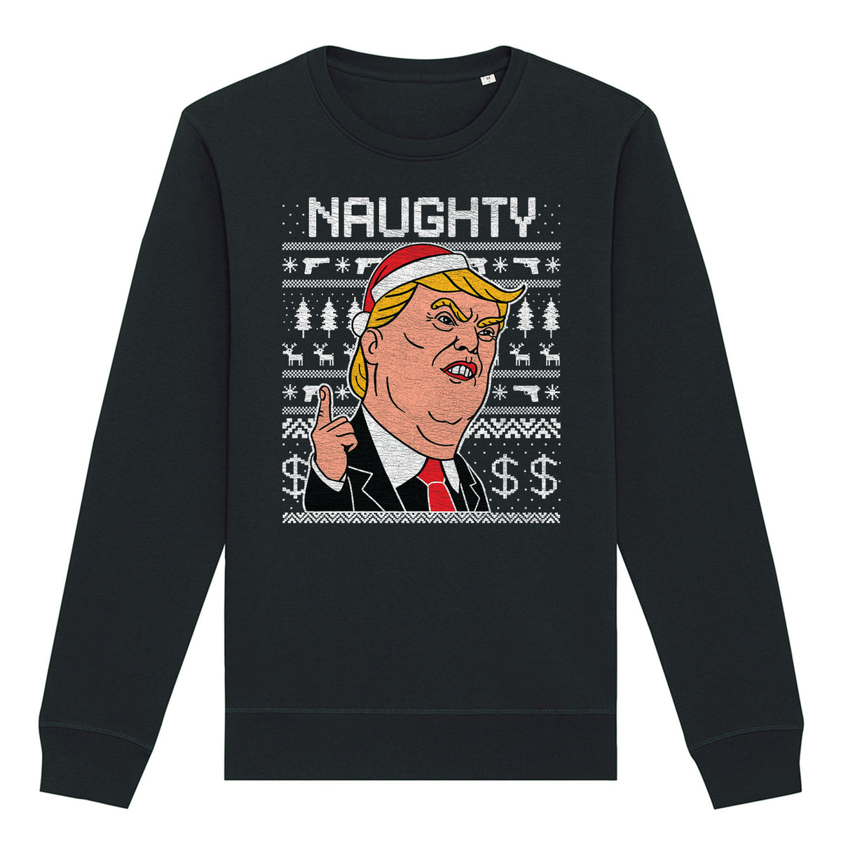 Naughty Trump Christmas | Vintage Rocker Sweatshirt