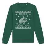 Merry Christmas Deer | Vintage Rocker Sweatshirt