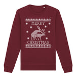 Merry Christmas Deer | Vintage Rocker Sweatshirt