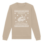 Merry Christmas Deer | Vintage Rocker Sweatshirt