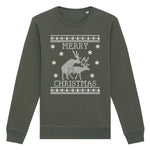 Merry Christmas Deer | Vintage Rocker Sweatshirt