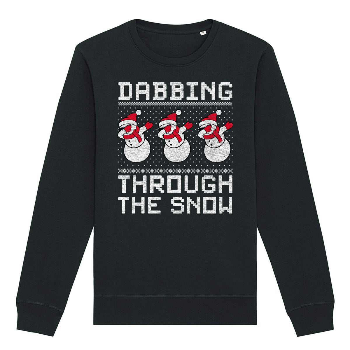 Dabbing Through The Snow | Vintage Rocker Sweatshirt