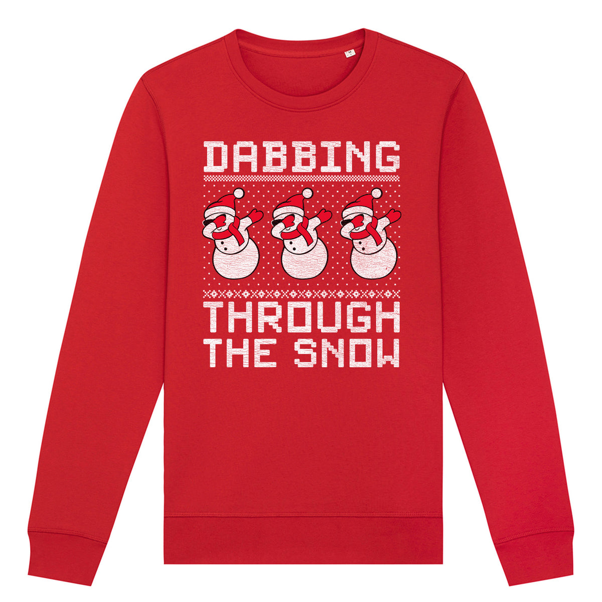 Dabbing Through The Snow | Vintage Rocker Sweatshirt