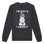 Sexy And I Snow It | Vintage Rocker Sweatshirt