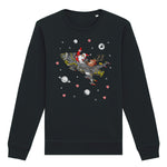 Santa Rocket Christmas | Vintage Rocker Sweatshirt