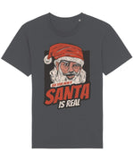 Santa Is Real | Vintage Christmas Rocker T-Shirt Chroma Clothing