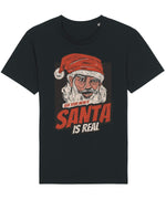 Santa Is Real | Vintage Christmas Rocker T-Shirt Chroma Clothing