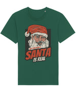 Santa Is Real | Vintage Christmas Rocker T-Shirt Chroma Clothing