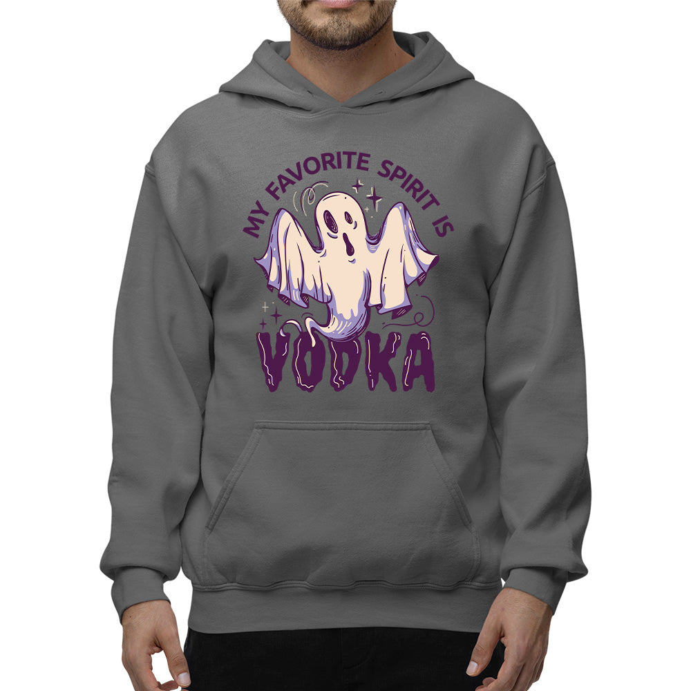 My Favourite Spirit Is Vodka Adult Pullover Hoodie | Premium Halloween Clothing