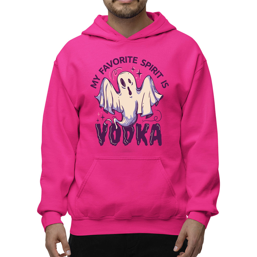 My Favourite Spirit Is Vodka Adult Pullover Hoodie | Premium Halloween Clothing