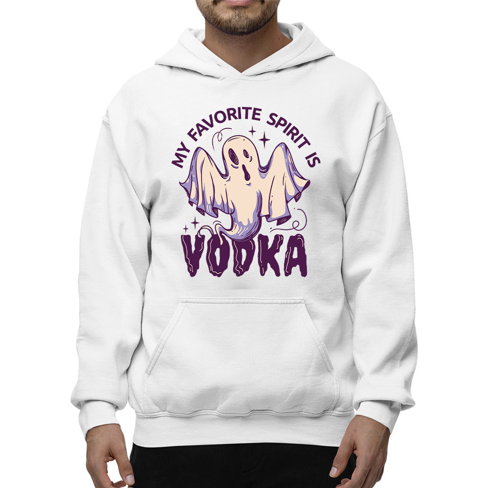 My Favourite Spirit Is Vodka Adult Pullover Hoodie | Premium Halloween Clothing