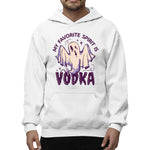 My Favourite Spirit Is Vodka Adult Pullover Hoodie | Premium Halloween Clothing