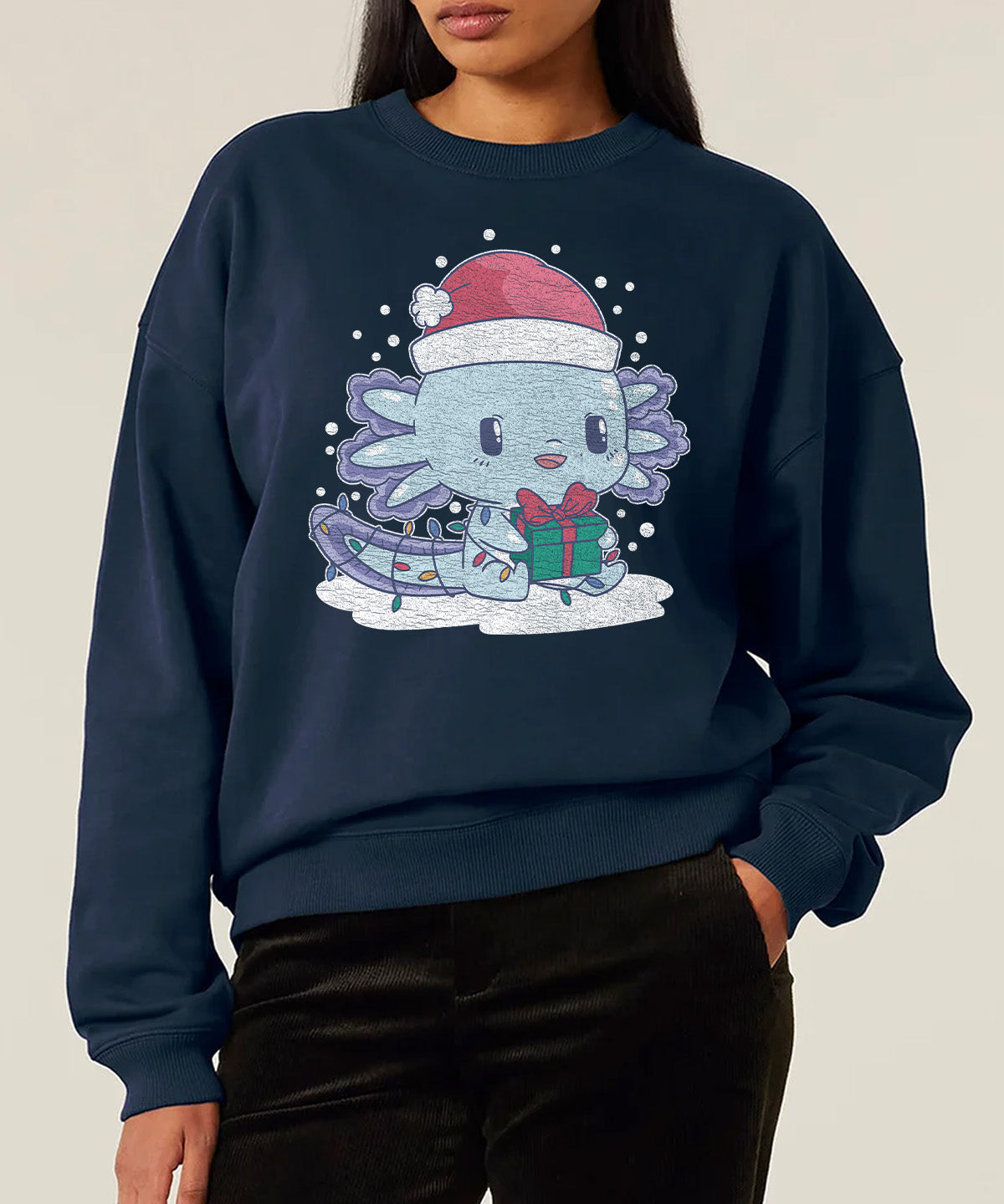 Christmas Axolotl | Stanley Radder Sweatshirt