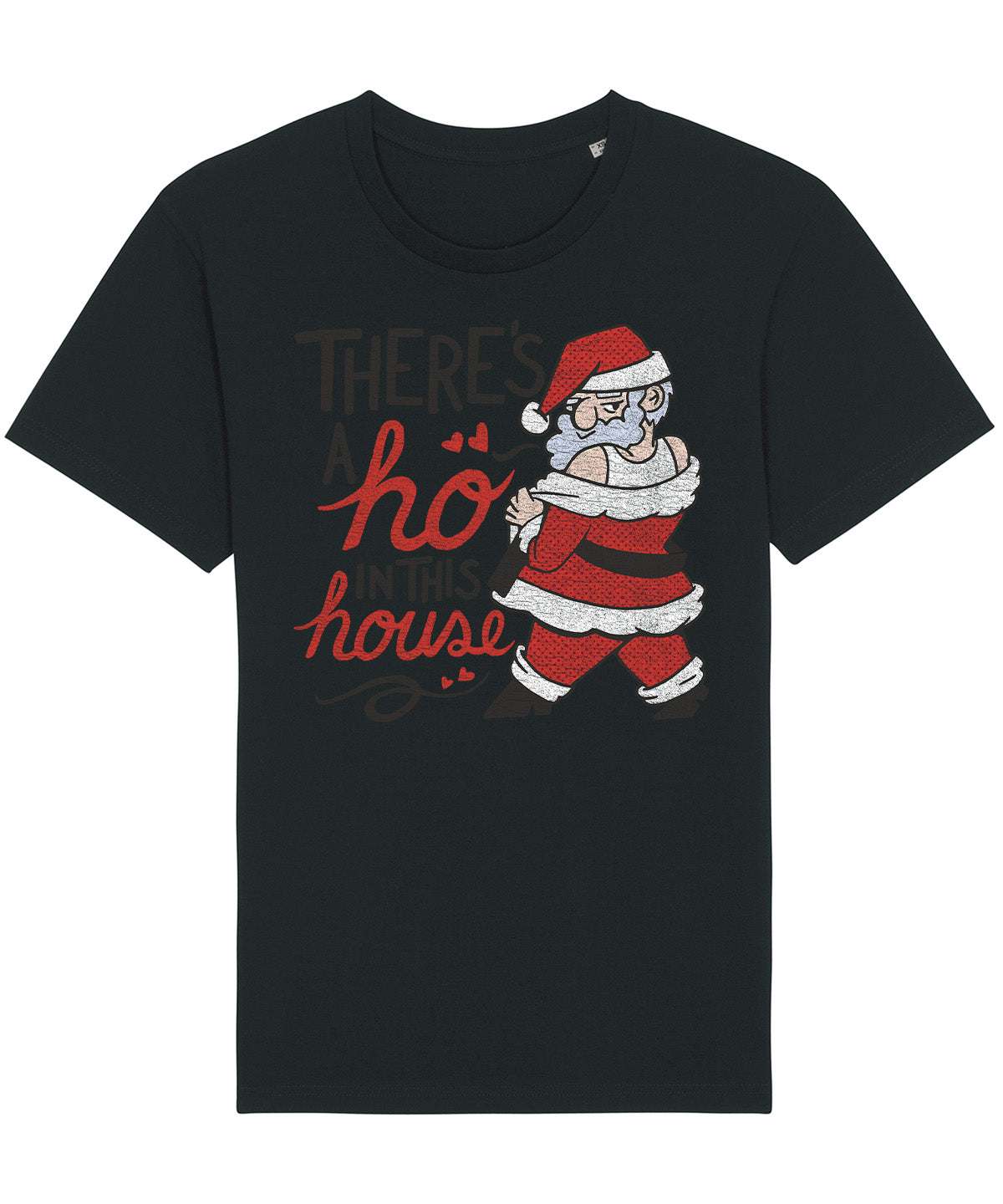 There's A Ho | Vintage Christmas Rocker T-Shirt Chroma Clothing