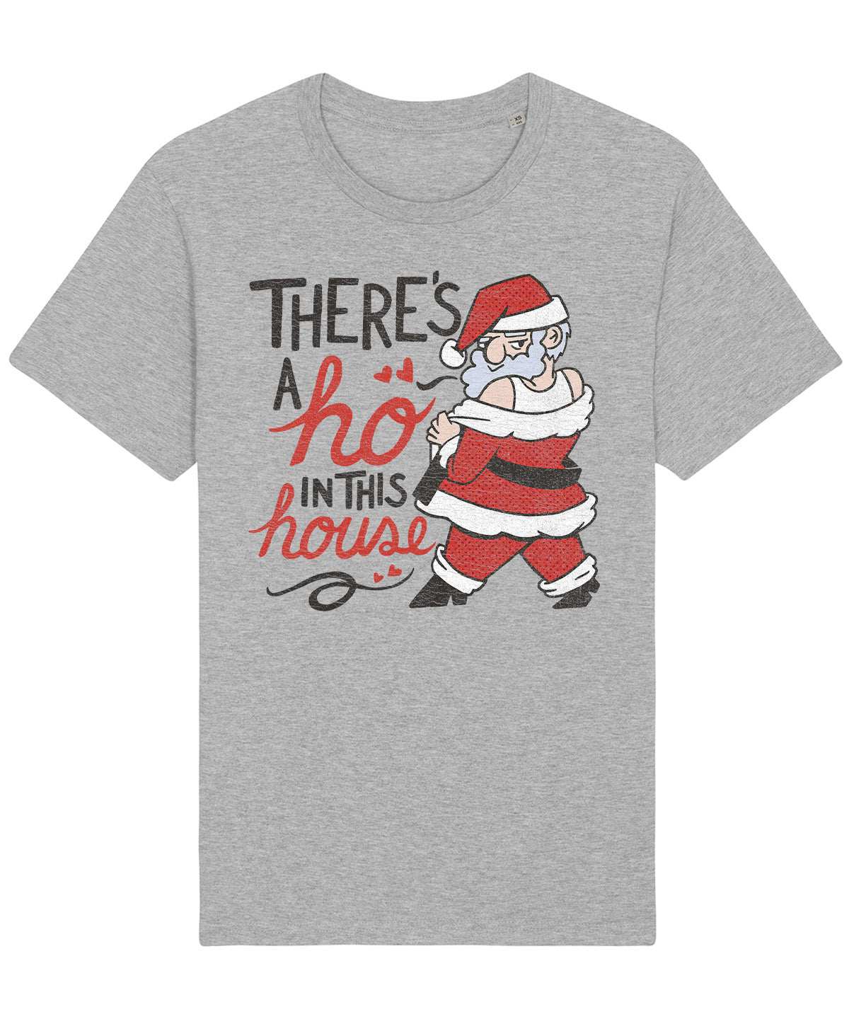 There's A Ho | Vintage Christmas Rocker T-Shirt Chroma Clothing