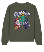 Tis The Steamson Christmas Steampunk | Stanley Radder Sweatshirt