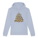 Pug Christmas Tree | Vintage Rocker Hoodie