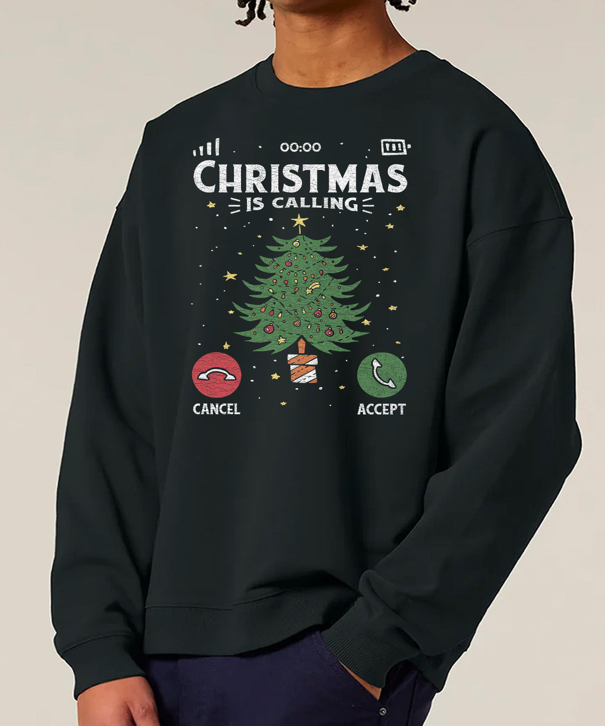 Christmas Is Calling | Stanley Radder Sweatshirt