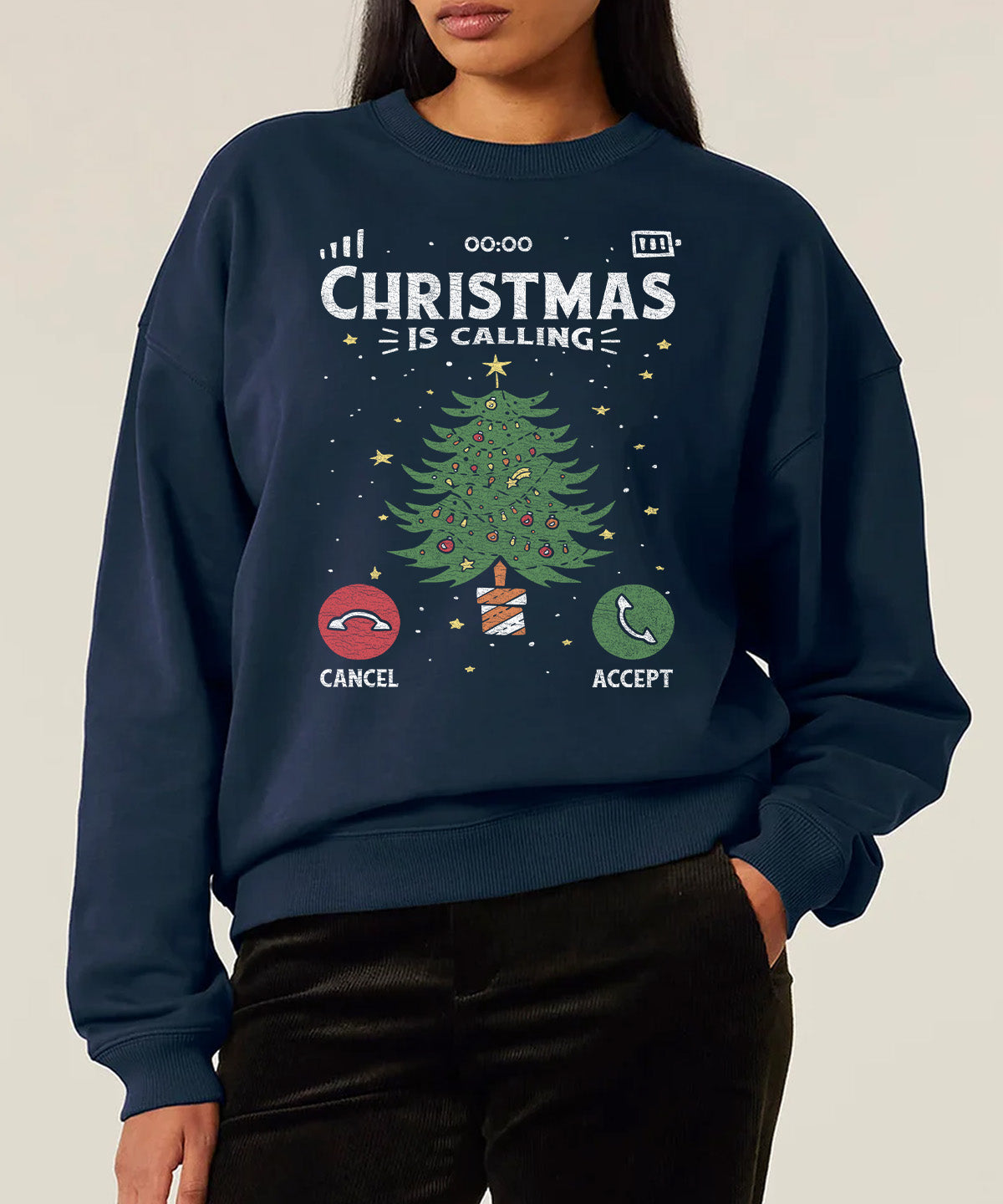 Christmas Is Calling | Stanley Radder Sweatshirt