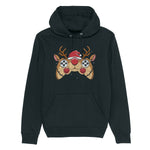 Reindeer Joystick Gamer | Vintage Rocker Hoodie