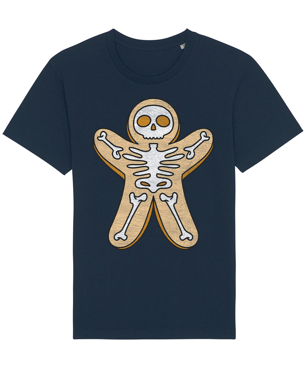 Gingerbread Skeleton | Vintage Christmas Rocker T-Shirt