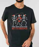 Dead Skeletons | Vintage Christmas Rocker T-Shirt
