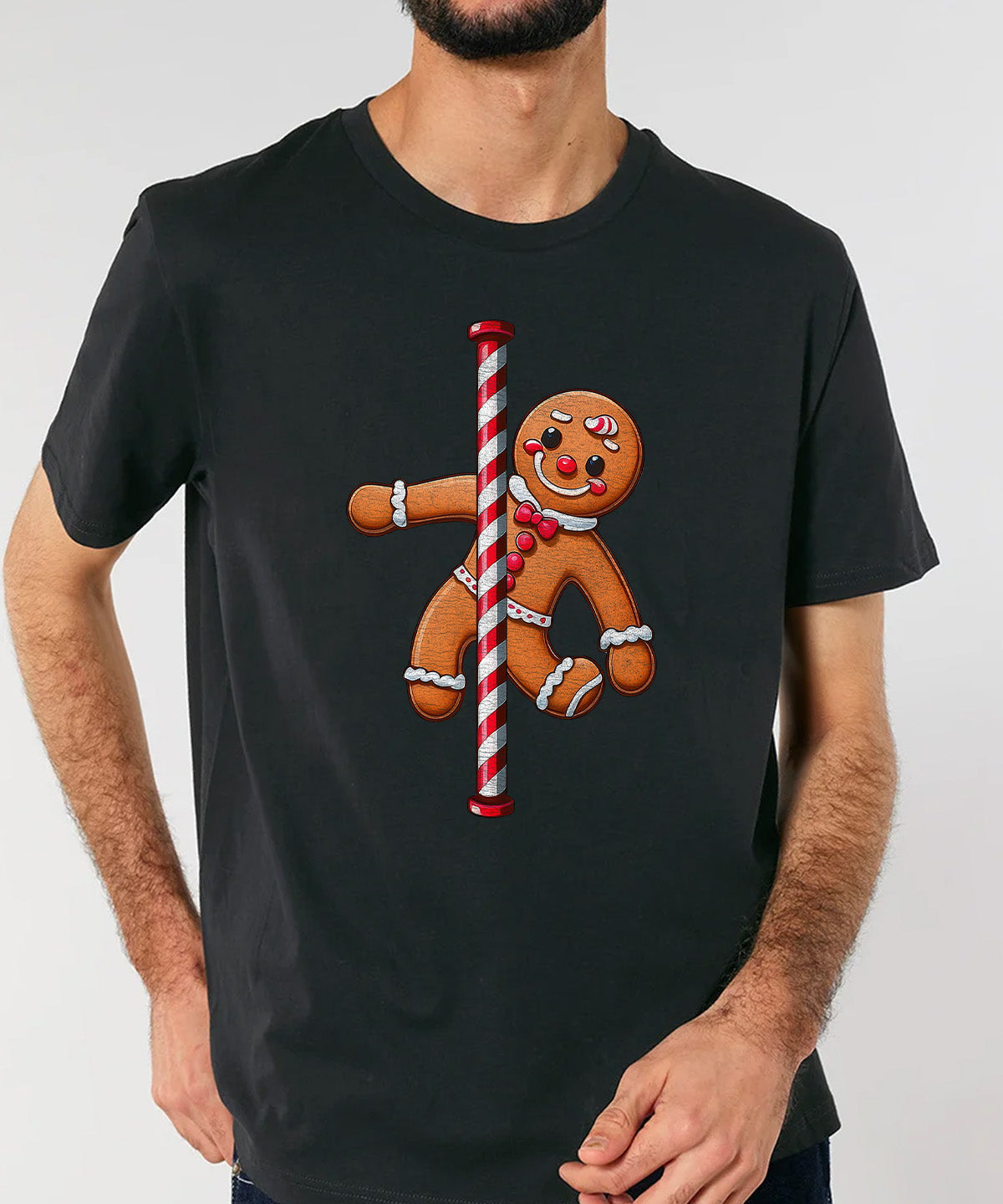 Gingerbread Dancer | Vintage Christmas Rocker T-Shirt