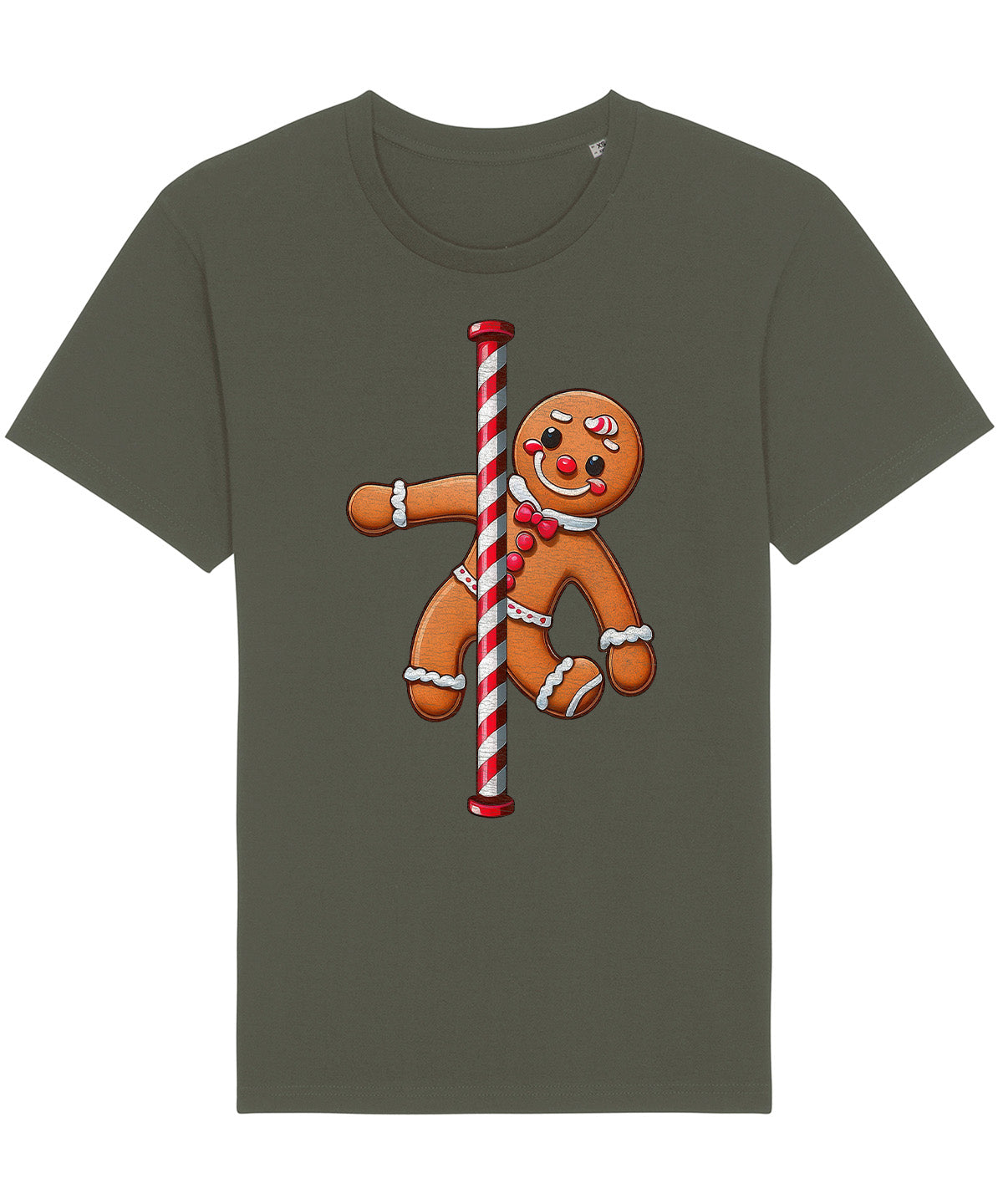 Gingerbread Dancer | Vintage Christmas Rocker T-Shirt