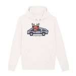 Reindeer Cybertruck | Vintage Rocker Hoodie