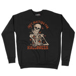 Just Waiting For Halloween | Unisex Adult Sweatshirt | Premium Hallowe Chroma Clothing