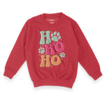 Ho Ho Ho Festive Fun | Kid's Christmas Sweatshirt Chroma Clothing