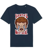 Santa's Not Real | Vintage Christmas Rocker T-Shirt