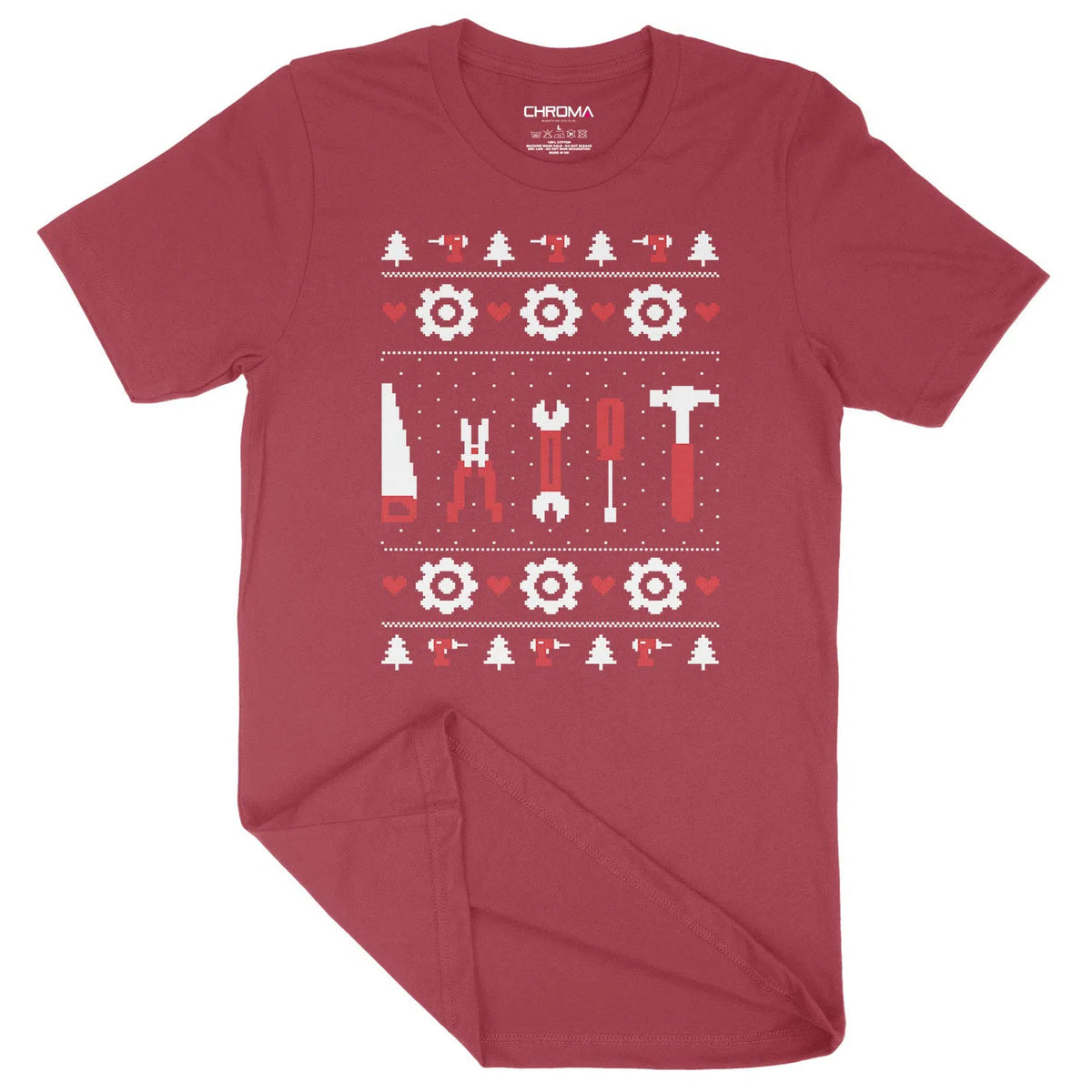 DIY Builder Festive Fun | Unisex Christmas T-Shirt Chroma Clothing