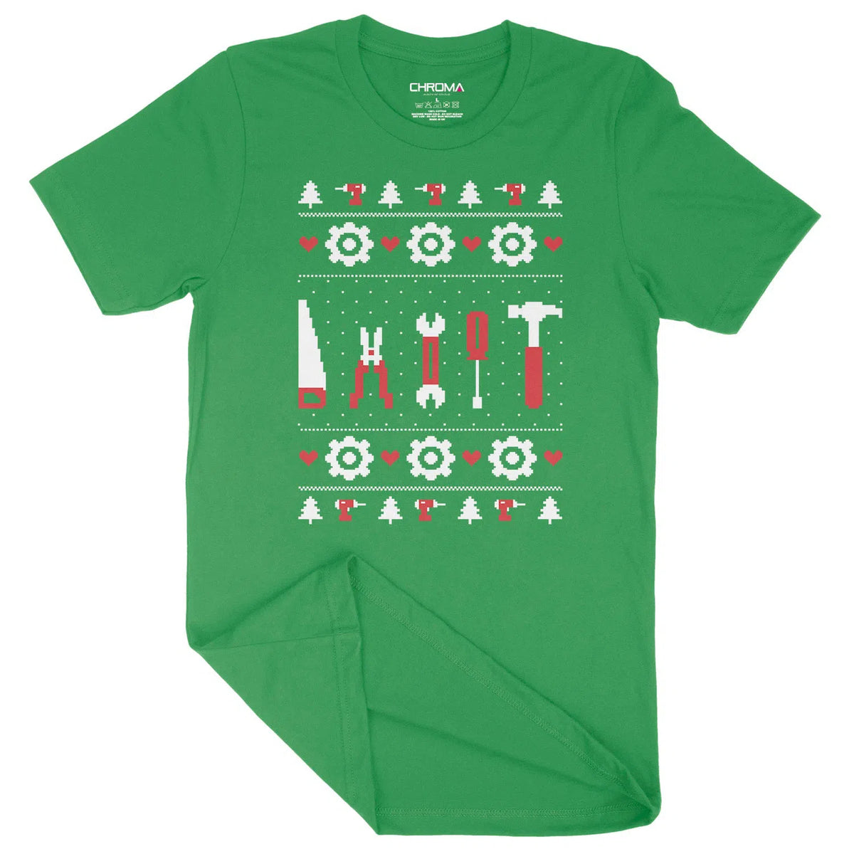 DIY Builder Festive Fun | Unisex Christmas T-Shirt Chroma Clothing