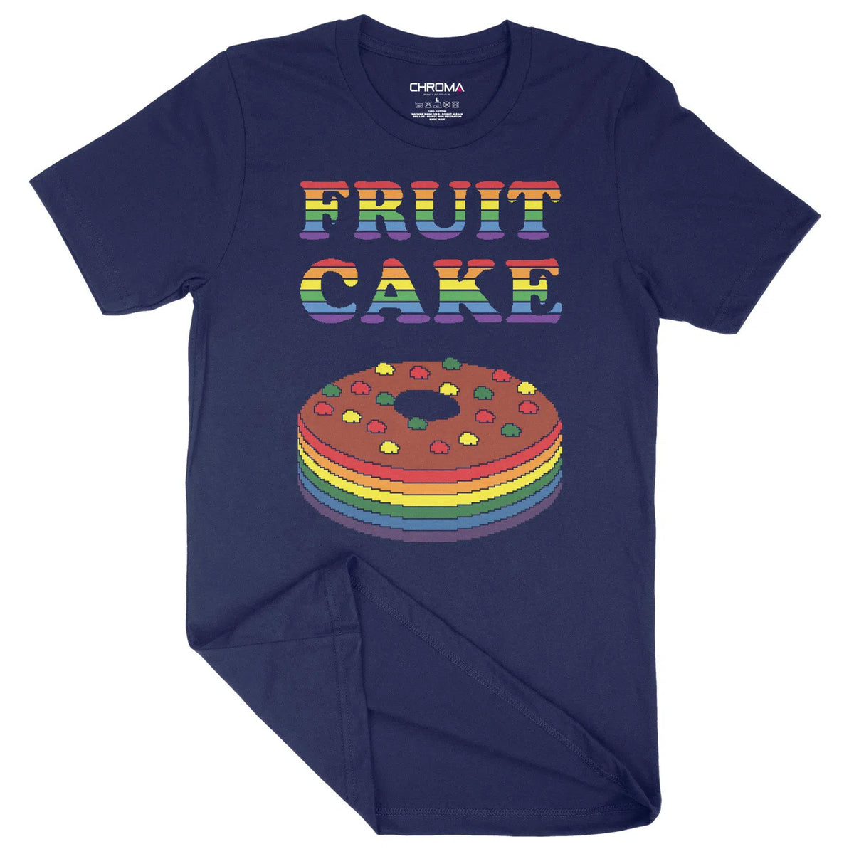 Fruit Cake Rainbow LGBTQ | Unisex Adult T-Shirt Chroma Clothing