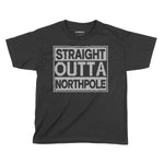 Straight Outta Northpole | Kids Christmas T-Shirt Chroma Clothing