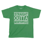 Straight Outta Northpole | Kids Christmas T-Shirt Chroma Clothing