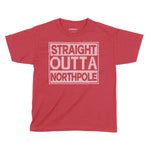 Straight Outta Northpole | Kids Christmas T-Shirt Chroma Clothing