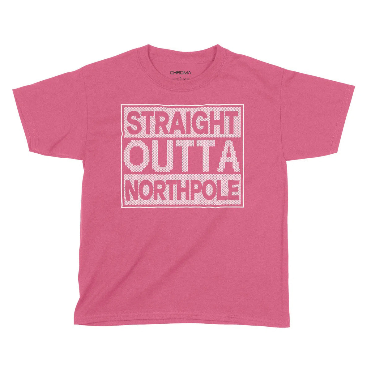 Straight Outta Northpole | Kids Christmas T-Shirt Chroma Clothing