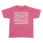Straight Outta Northpole | Kids Christmas T-Shirt Chroma Clothing